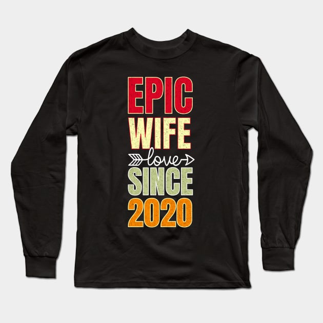 Epic wife since 2020 Long Sleeve T-Shirt by PlusAdore